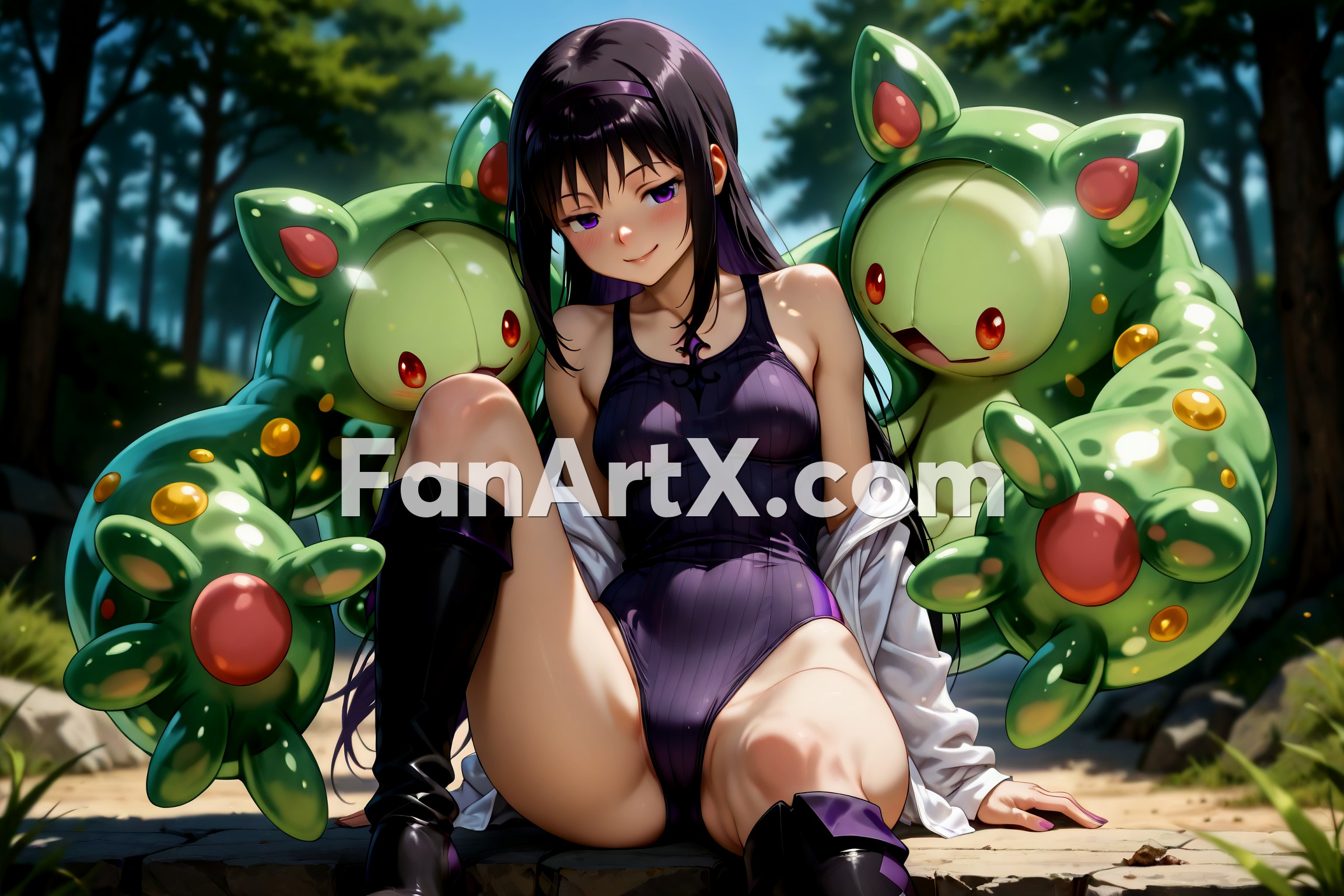 Akemi Homura Puella Magi Madoka Magica Fanart 2326197
